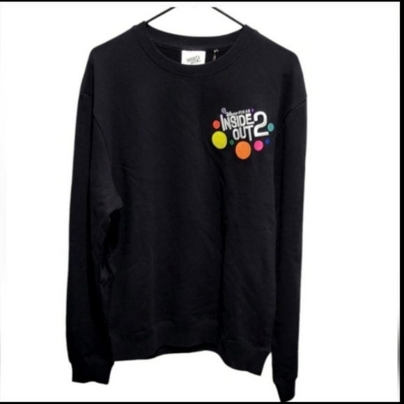 New Disney/Pixar Black Inside Out 2 Sweatshirt - Picture 7 of 9